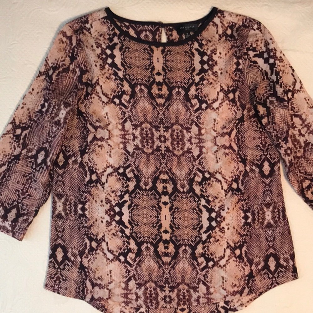 Patterned Blouse, Great Condition, The Limited